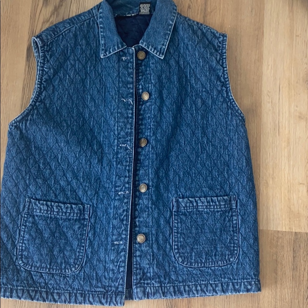 Vintage denim vest